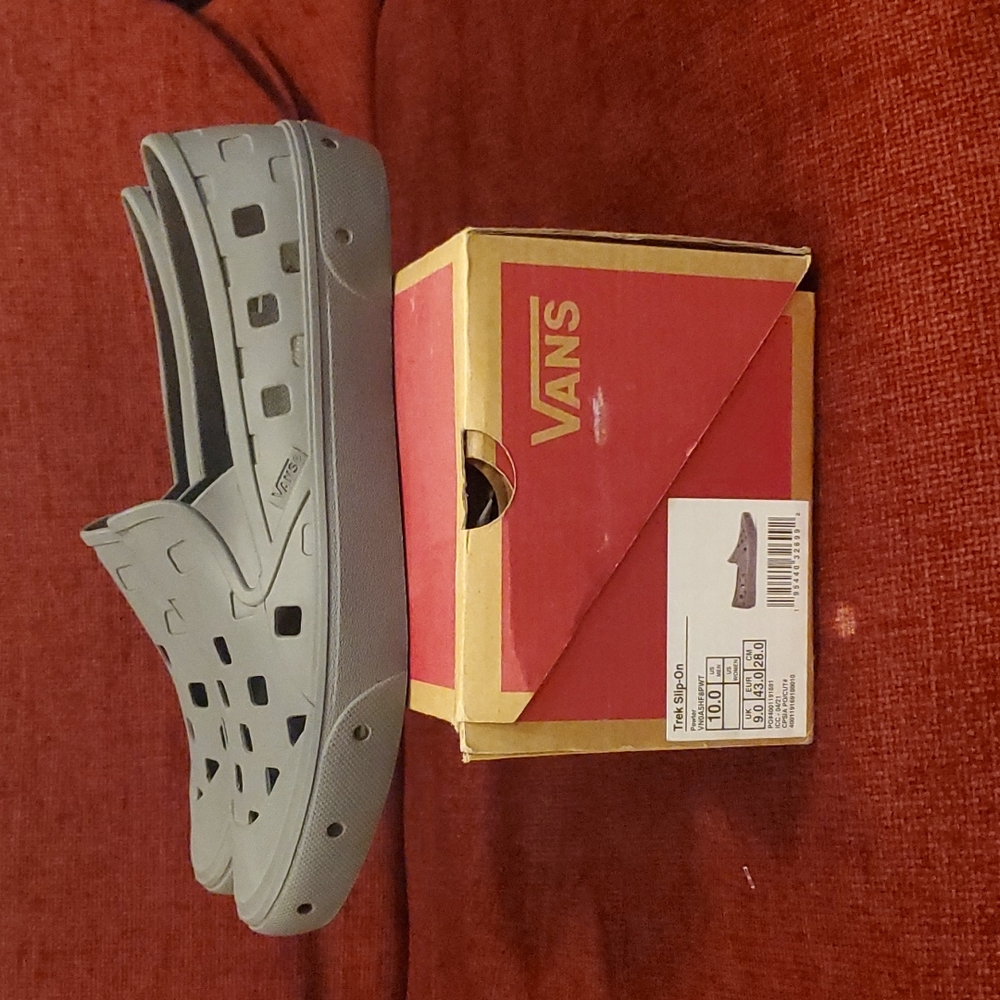 Vans trek slip on Gray size 10